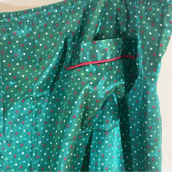 Old Navy Green/Red Polka Dot Pajama Pants - Picture 5 of 8